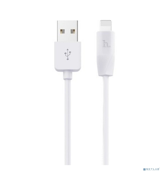 Кабель USB HOCO X1 Rapid, USB - Lightning, 2.1А, 1м, белый