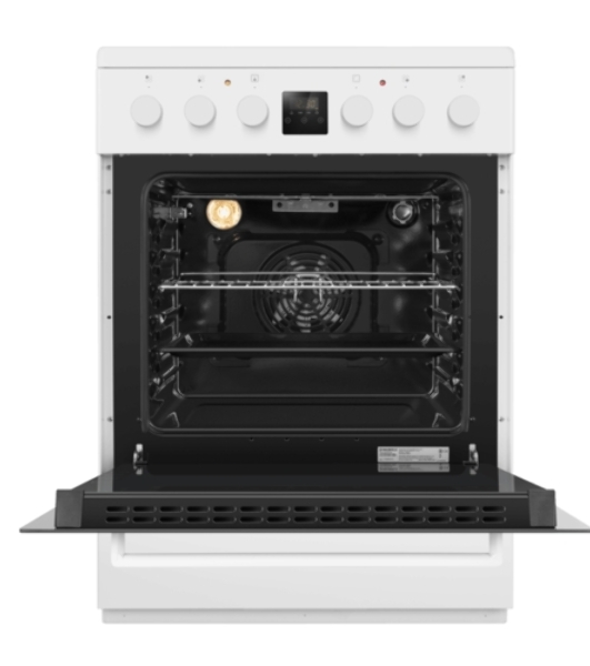 Плита электрическая Maunfeld MEC67CW08TD белый, конфорок 4 шт, духовка 59 л, 60 см x 85 см x 60 см