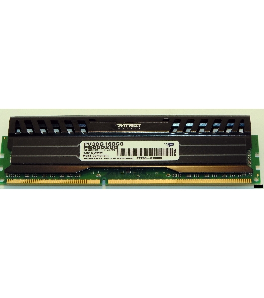 Оперативная память Patriot Viper 3, DDR3, 8GB (1x8 GB), 1600 MHz, CL10, DIMM, радиатор, черный