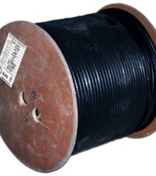 Кабель TWT коаксиальный RG11U 75 Ом, CCS, оплетка AL 96x0.16мм, PE, внешний, черный, 305 м