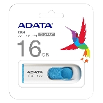 Флешка USB ADATA C008 (AC008-16G-RWE), 16Gb, USB 2.0, R/W 15/5, белый/синий, фото7