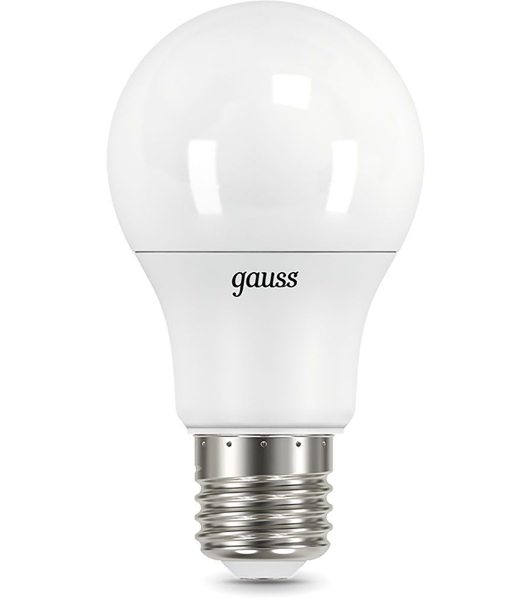 Лампа светодиодная Gauss 102502307 7Вт цок.: E27 груша 220B 6500K св. свеч. бел. хол. (упак.: 10 шт)