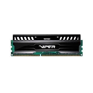 Оперативная память Patriot Viper 3, DDR3, 8GB (1x8 GB), 1600 MHz, CL10, DIMM, радиатор, черный