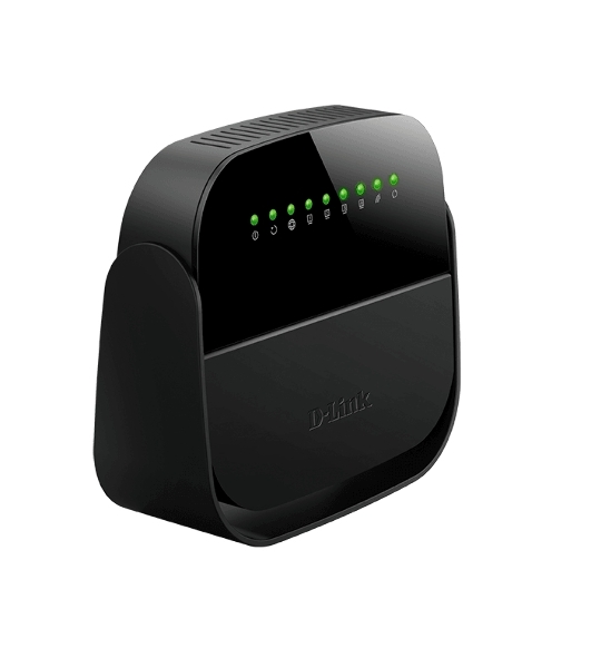 Роутер беспроводной D-Link DSL-2640U/R1A ADSL2+ черный ANNEX А
