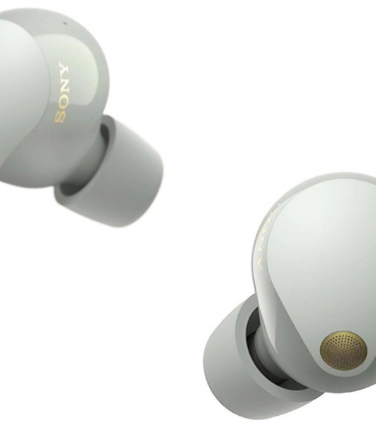 Наушники TWS Sony WF-1000XM5 серебристый, внутриканальные, Bluetooth, активное шумоподавление, беспроводная зарядка, до 8 ч