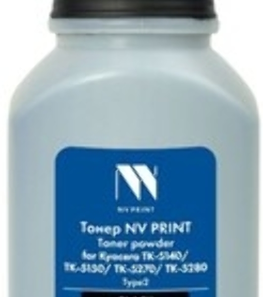 Тонер NVPrint для Kyocera ТК-5140/ТК-5150/ТК-5270/ТК-5280 Type2 (140г) черный совместимый