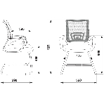 Кресло Бюрократ CH-695N-AV/B/TW-11 черный, экокожа, 120 кг, механизм качания, фото16