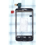 Сенсорное стекло (тачскрин) для Alcatel One Touch Tribe 3041D черное, фото 1