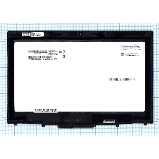 Модуль (матрица + тачскрин) для Lenovo X1 Yoga 2nd QHD черный c рамкой