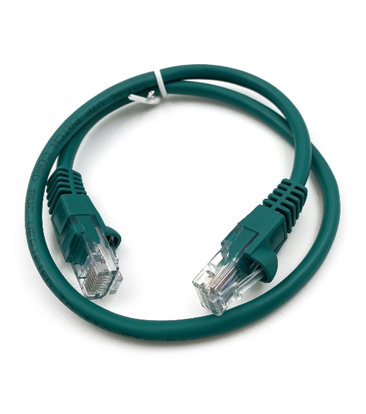 Патч-корд Buro cat.5e molded 0.5м зеленый RJ-45 (m)-RJ-45 (m)