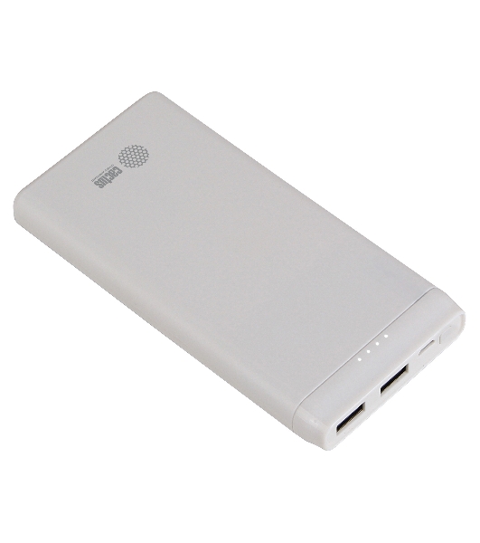Портативный аккумулятор Cactus CS-PBFSMT-10000 10000mAh 2.1A 2xUSB белый