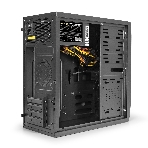 Компьютерный корпус Minitower ExeGate mEVO-7807-XP450 (mATX, БП XP450 с вент. 12см, 1*USB+1*USB 3.0, черный, 1 вент. 12см с RGb подсветкой), фото7