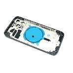 Задняя крышка (корпус) в сборе с рамкой для Apple iPhone 12 Pro Max синяя, фото2