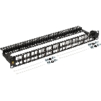 Патч-панель наборная Lanmaster LAN-PPC48OK-UTP 19' 1U 48xRJ45 UTP, фото2