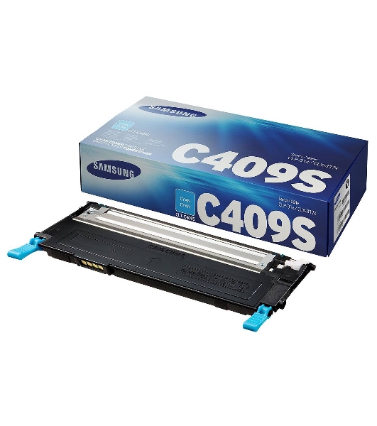 Картридж лазерный Samsung CLT-C409S/SU007A голубой для Samsung CLP-310/315/CLX-3170FN (1000 стр.)