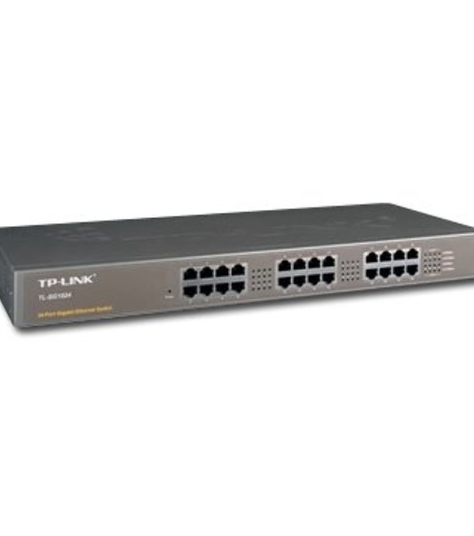 Коммутатор сетевой TP-Link SMB TL-SG1024 Коммутатор 24LAN 10/100/1000Mb/s Unmanagersd Gigabit Rackmount Switch