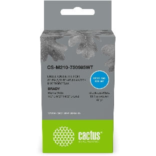 Картридж ленточный Cactus CS-M210-750595WT M210-750-595-WT для Brady M210/M211/M210-LAB