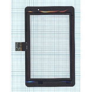 Сенсорное стекло (тачскрин) для Lenovo v2007 черное