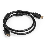 Кабель HDMI ExeGate EX-CC-HDMI2-1.0F (19M/19M, v2.0, 1м, 4K UHD, Ethernet, ферритовые кольца, позолоченные контакты), фото2