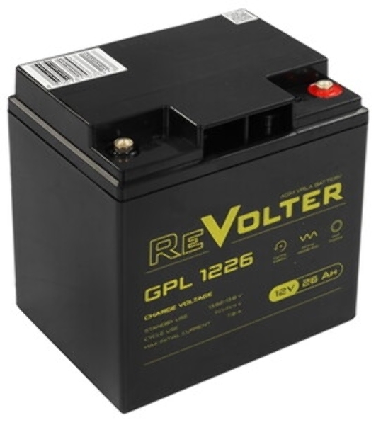 Аккумулятор 12В 26А.ч REVOLTER GPL 1226
