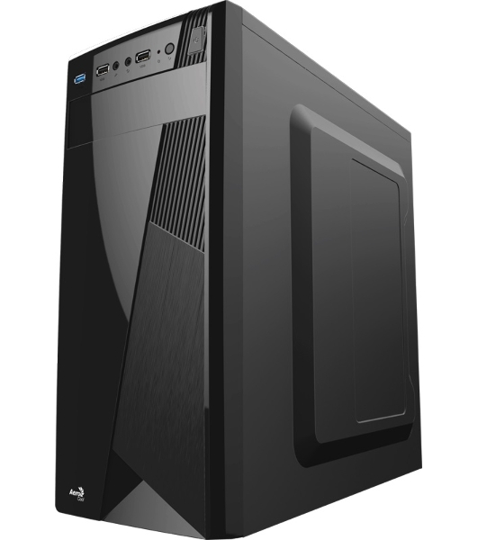 Компьютерный корпус Aerocool/Formula CS-1101 черный без БП ATX 2x120мм 1x140мм 2xUSB 2.0 1xUSB 3.0 audio
