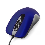 Мышь проводная Gembird MOP-400-B синий, 1000 dpi, USB, кнопки - 3, фото3
