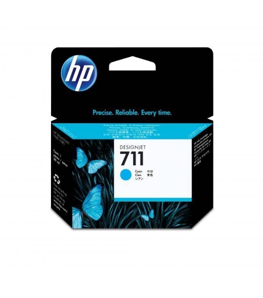 Картридж струйный HP №711 CZ130A голубой для HP DJ T120/T520 (29мл)