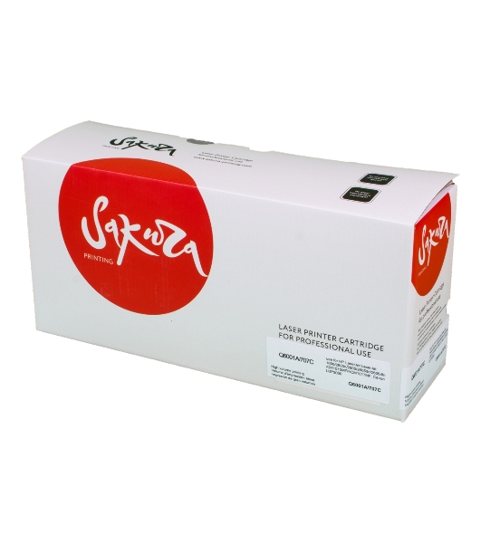 Картридж лазерный Sakura Q6001A/707C для LaserJet 1600/2600n/2605/2605dn/2605dtn/CM1015MFP/CM1017MF, Canon LBP5000, синий, 2000 к.