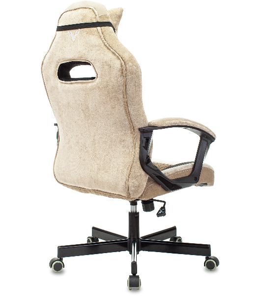 Кресло Бюрократ VIKING 6 KNIGHT BR FABRIC коричневый, ткань, 120 кг, механизм качания