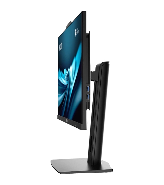 Моноблок MSI Pro AP272P 14M AiO 27' FHD(1920x1080)IPS AG Non-touch, Core i5-14400 (2.5GHz), 16Gb DDR5(1x16Gb), 512GB SSD M.2, Intel UHD, WiFi, BT, camera, WirelessKB&mouse Eng/Rus,Win11Pro Rus,1y war-ty, Blac (9S6-AF8321-801)