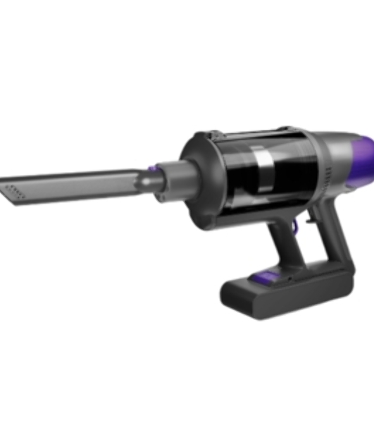 Пылесос вертикальный Centek CT-2572 фиолетовый/черный, питание от аккумулятора, 230 Вт, уборка сухая, пылесборник 1.2 л, работа от АКБ max 90 мин