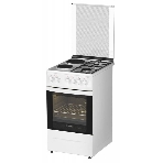 Плита комбинированная Darina 1D KM 241 337 W белый/черный, конфорок 4 шт, духовка 50 л, 50 см x 85 см x 60 см, фото4