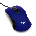 Мышь проводная Gembird MOP-400-B синий, 1000 dpi, USB, кнопки - 3, фото4