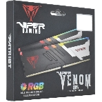 Оперативная память Patriot Viper Venom, DDR5, 32GB (2x16GB), 5600MHz, CL36, DIMM, с радиаторами, RGB, черный, фото7