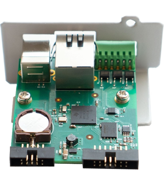 Плата расширения ШТИЛЬ: Ethernet, USB,конт 3 шт,SNMP/Modbus TCP/HTTP/SMTP/NTP/протокол Штиль, Е- mail/Trap-сообщ