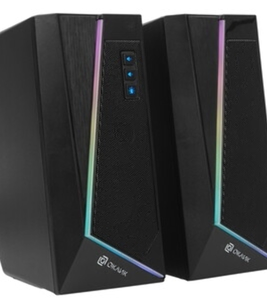 Акустическая система Oklick OK-125 2.0 черный 12Вт