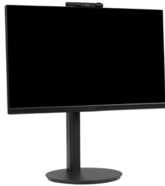 Монитор 23.8' Acer Vero CB242YD6bmiprcx IPS 1920x1080, 120 Гц, 1 мс, 16:9, 250 кд/м², VGA, HDMI, DP, 3.5 Jack, динамики (2x5 Вт), веб-камера 5 Мп, микрофонная решетка, HDR10, FreeSync, черный