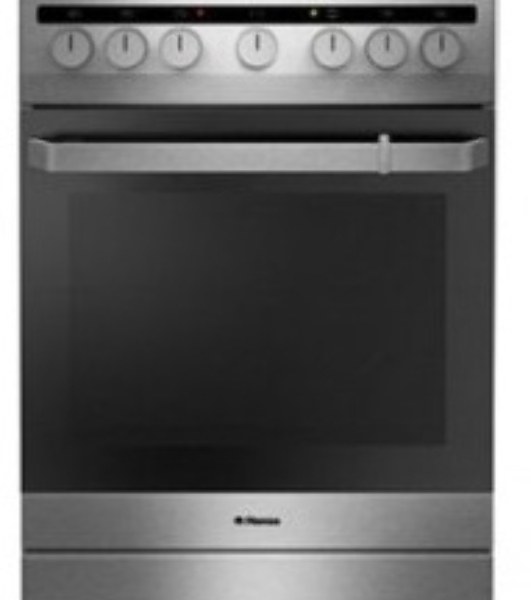 Плита электрическая Hansa FCCX64000 серебристый, конфорок 4 шт, духовка 69 л, 60 см x 85 см x 60 см