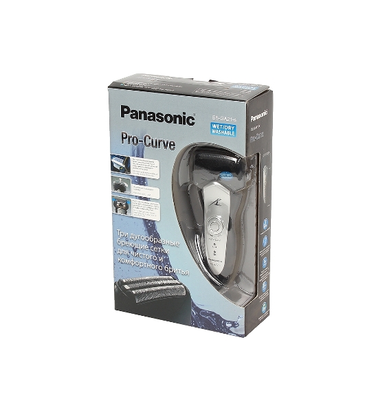 Электробритва сетчатая Panasonic ES-GA21 реж.эл.:3 питан.:аккум. черный/серый