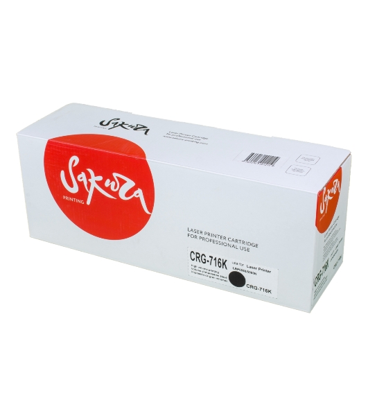 Картридж лазерный Sakura CRG716K/CB540A для HP Color LJ CM1312MFP/CP1215/CP1515/CP1518/Canon i-SENSYS LBP 5050/MF8030CN/8050CN/HP Color LJ CM1312MFP/CP1215/CP1515/CP1518б, черный, 2300 к.