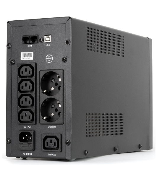 Источник бесперебойного питания Crown CMU-SP2000COMBO USB/2000 ВА/1200 Вт/9 x IEC 320 C13 (компьютерная)