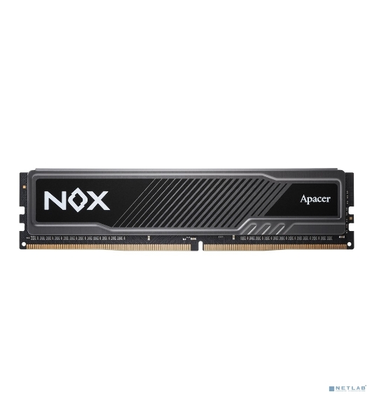 Оперативная память Apacer Nox, DDR4, 16GB (1x16 GB), 3200 MHz, CL16, DIMM, радиатор, черный
