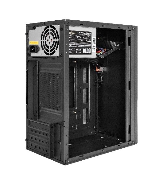 Компьютерный корпус Minitower ExeGate BAA-308U2-AAA450 (mATX, БП AAA450 с вент. 8см, 1хUSB+2хUSB 3.0, HD Audio, черный)