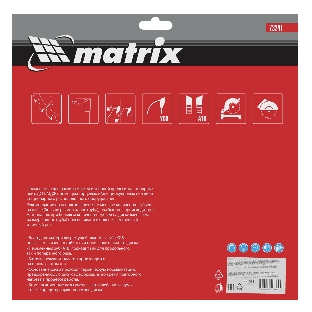 Пильный диск Matrix по дереву, 255x32мм, 48 зубьев + кольцо 30/32 Professional
