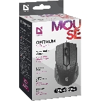 Мышь проводная Defender Optimum MB-270 черный, 1200 dpi, USB, кнопки - 3, фото5