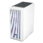 Компьютерный корпус без блока питания PCCOOLER MA100 MESH WH, Mesh Mid Tower, White, TG, 0.4 SPCC, 3x120мм ARGb ATX, mATX, mITX 160/310/180мм 2x2.5', 2x3.5', 7xPCI 1xUSB-A 3.0, 2xUSB-A 2.0 360x200x446mm, фото4