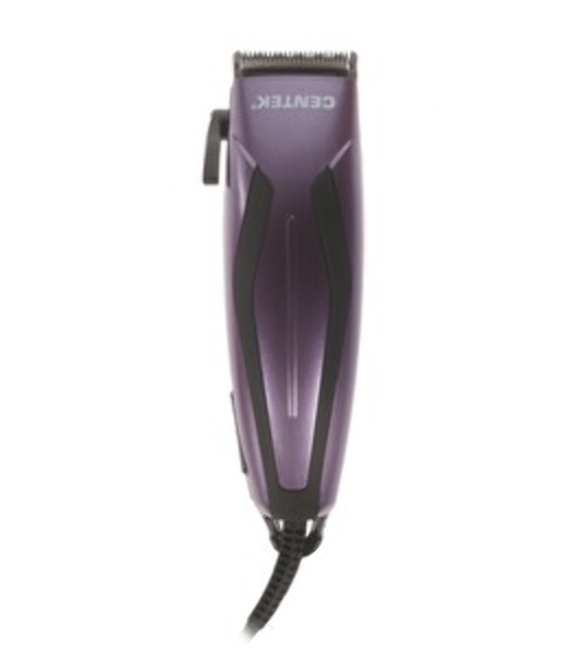 Машинка для стрижки волос Centek CT-2128 черный/фиолетовый