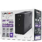 Источник бесперебойного питания Crown CMU-SP2000COMBO USB/2000 ВА/1200 Вт/9 x IEC 320 C13 (компьютерная), фото12