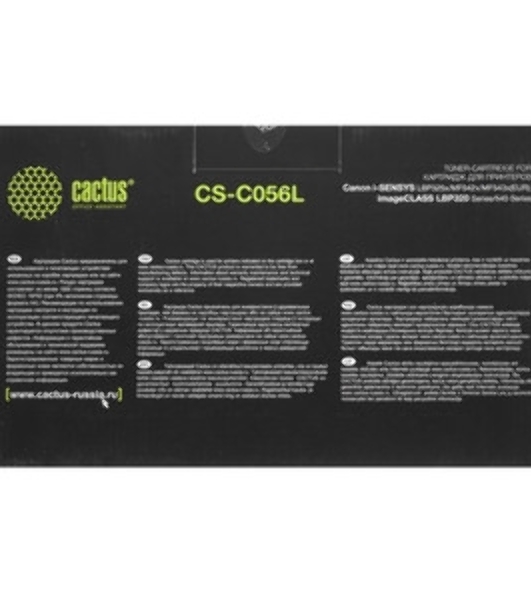Картридж лазерный Cactus CS-C056L черный (10000 стр.) для Canon imageCLASS LBP320 Series/540 Series