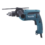 Дрель ударная Makita HP1640K 680Вт патрон:кулачковый реверс (кейс в комплекте), фото 1